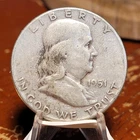 1951 Franklin Half Dollar 90% Silver
