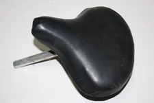 Vintage Mesinger spring loaded bicycle seat ORIGINAL w/ seat post black color