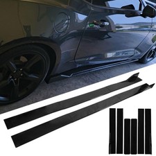 Side Skirts Body Kit Gloss Black 6PC for 2016-2024 Chevrolet Camaro Models