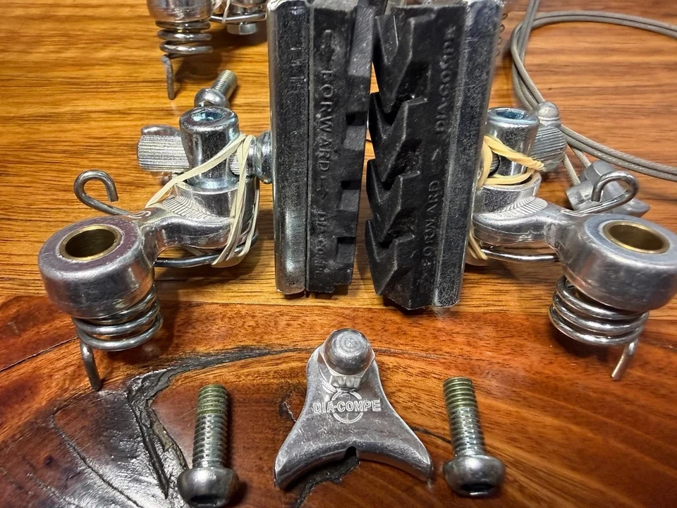 NOS Original Front and Rear Dia Compe 981 Cantilever Brake set old school - Image 2 of 4