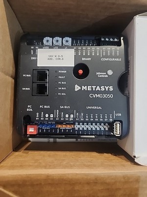 Johnson Controls Metasys CVM03050 Variable Air Volume (VAV) controller used for