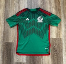 Adidas Mexico 22 Home Youth Soccer Jersey Size Medium