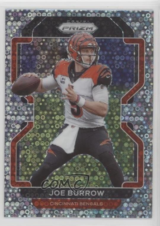 2021 Panini Prizm No Huddle Prizm Joe Burrow #273 17f8