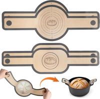 4 StüCk Silikon Backmatte FüR Dutch Oven Wiederverwendbare Antihaft Brotschlinge