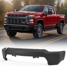 Black Steel Front Bumper Face Bar For 20-23 Chevy Silverado 2500 Hd 3500 Hd