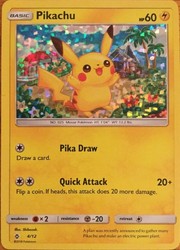 Pikachu 004/012 McDonald's Promos 2018 Holo