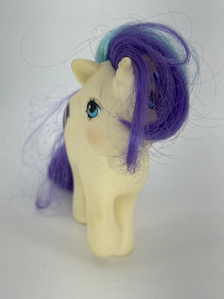 MLP G1 Glory Unicorn 1983 Hasbro Purple Blue Hair - image 2 of 4