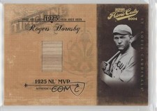 2004 Playoff Prime Cuts II Timeline Material 3/25 Rogers Hornsby #TL-84 HOF 1h1