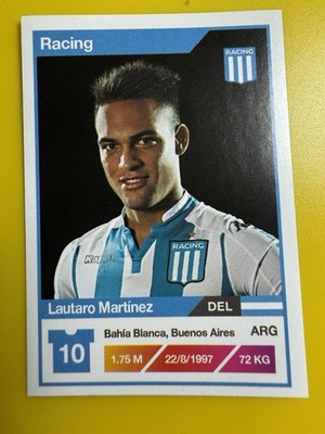 2017 Panini Futbol Argentino Sticker Inter Milan Rookie Striker LAUTARO MARTINEZ