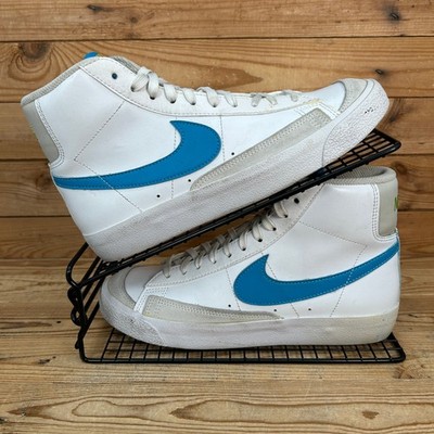 Nike Turnschuhe Damen Größe UK 6 Blazer Mid 77 weiß laserblau Freizeitschuhe GS