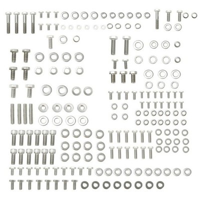 211-Teiliges Muttern- und Schraubenset, Sechskantschraubensatz für Small -M9824