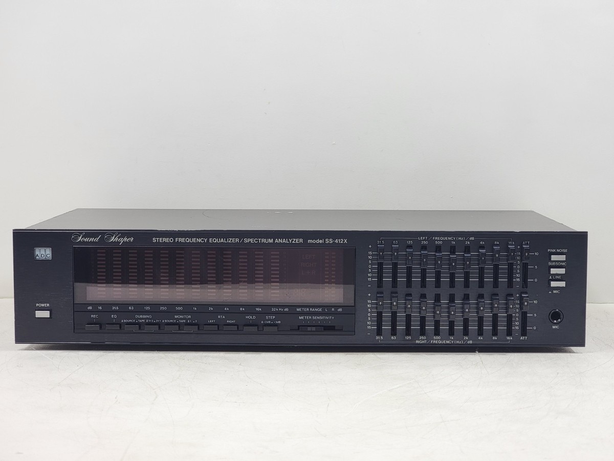 Vintage ADC Sound Shaper Equalizer Spectrum Analyzer Model