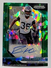 2018 Panini Prizm Rookie Green Crystals 43/75 Ronnie Harrison #RA-RH Auto
