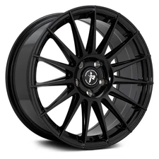 Impact Racing 506 Wheels 18x8 (38, 5x114.3, 73.1) Black Rims Set of 4