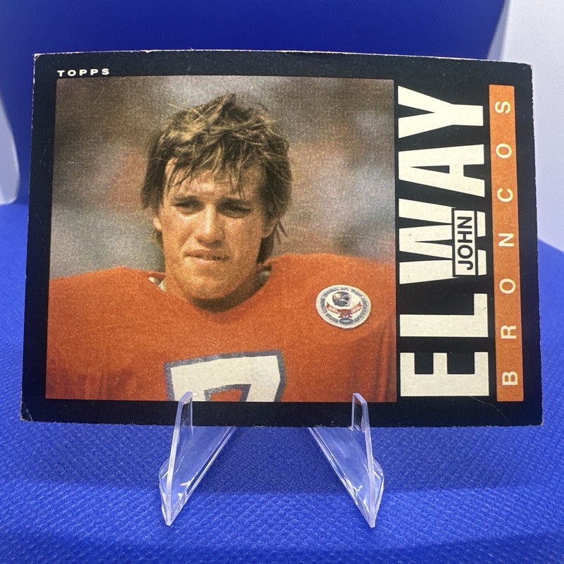 Topps 1985 Football John Elway #238 Denver Broncos Base Set Trading Card