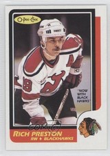 1986-87 O-Pee-Chee Rich Preston #61 0a1
