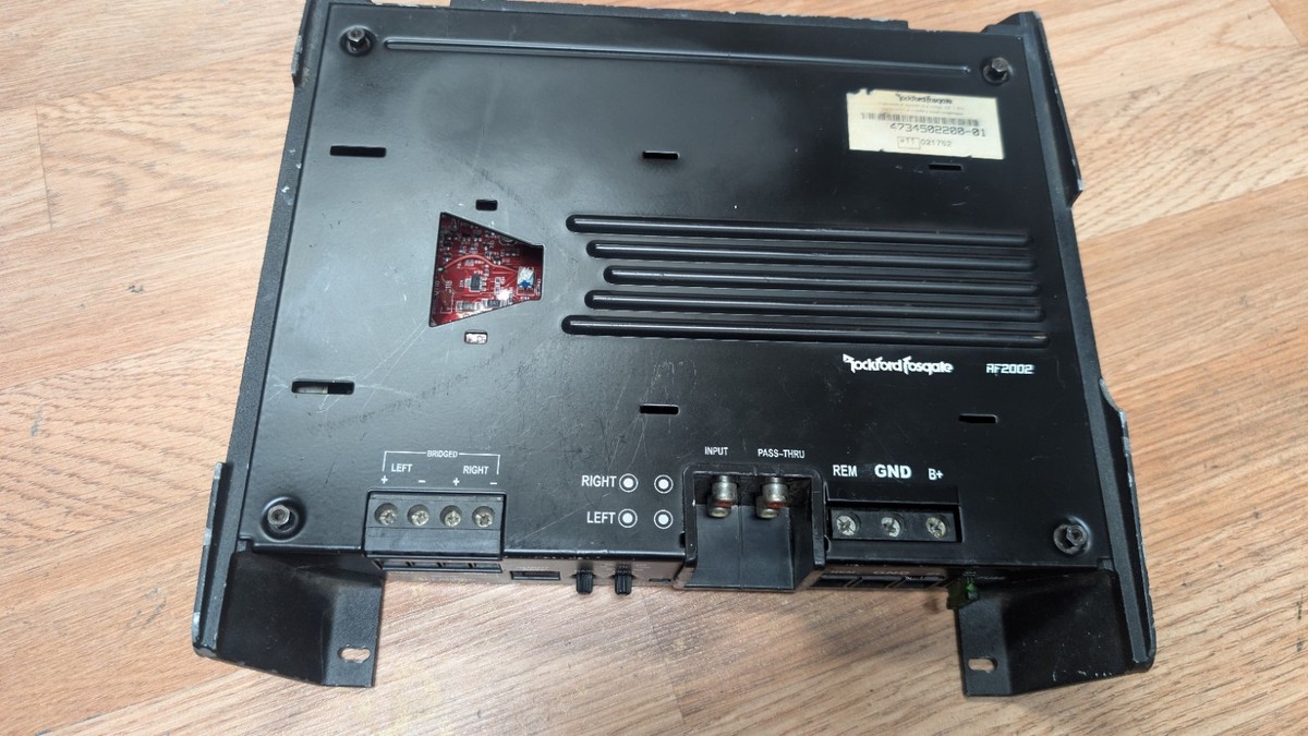 Rockford Fosgate 2 channel RF 2002 | eBay
