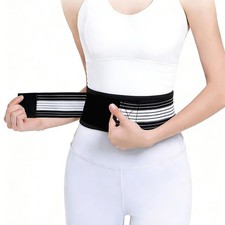 Lightweight Back Brace for Women Men, Pain Relieving Narrow Lumbar Support  ...