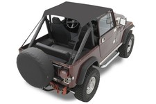 Bestop 52505-01 Bikini Tops Traditional Style Black For 1955-1975 Jeep Cj5