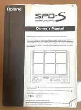 Roland SPD-S Owner's Manual