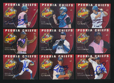 2009 PEORIA CHIEFS -Group of (17) *ALL AUTOGRAPHED* w/ CHRIS ARCHER