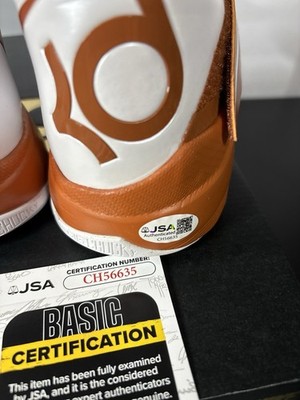 Kevin Durant Signed KD 4 Shoes Autographed Rare NBA Texas
