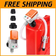 Portable Fuel Transfer Pump - No-Spill Siphon 3.2GPM