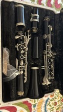 Old Bundy Clarinet with Hard Case Woodwind Instrument Read Description