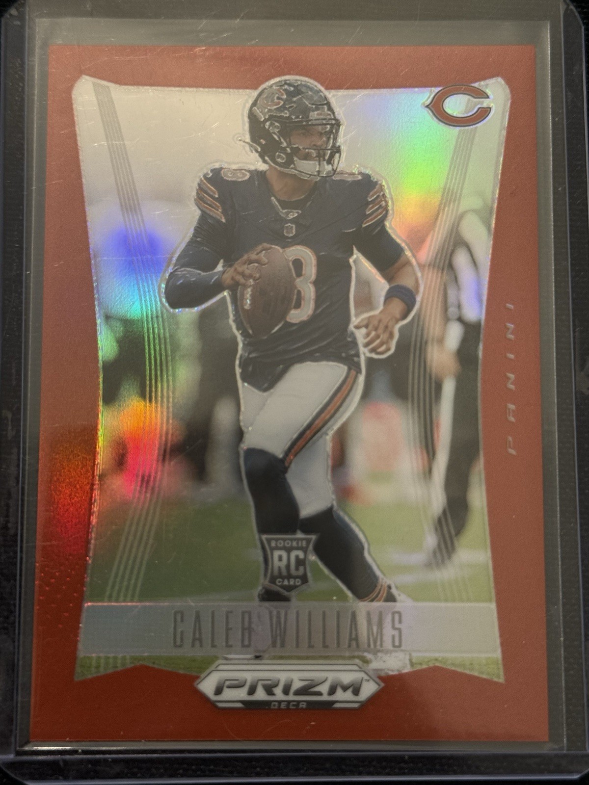 2024 Prizm Deca Caleb Williams Rookie Red /199 #54 Chicago Bears