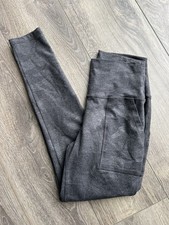 Aerie Leggings Womens Medium Gray Camo High Rise Chill Play Move Yoga Pants