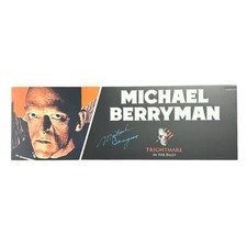 Michael Berryman Autographed Frightmare in the Falls Nameplate