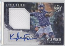 2018 Diamond Kings DK Jumbo Rookie Materials Signatures /99 Kyle Farmer Auto h3a