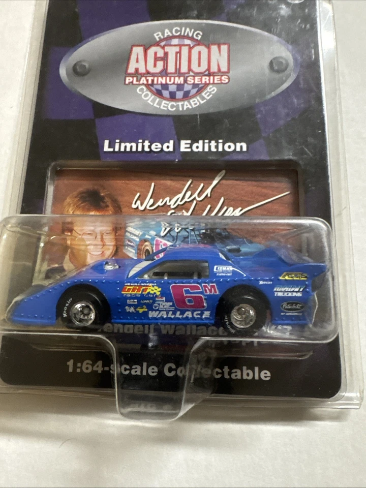 Action Platinum #6m WENDELL WALLACE REBCO 1/64 1997 Dirt Car Nu Como Nuevo en Caja C9 Foto 2 de 4