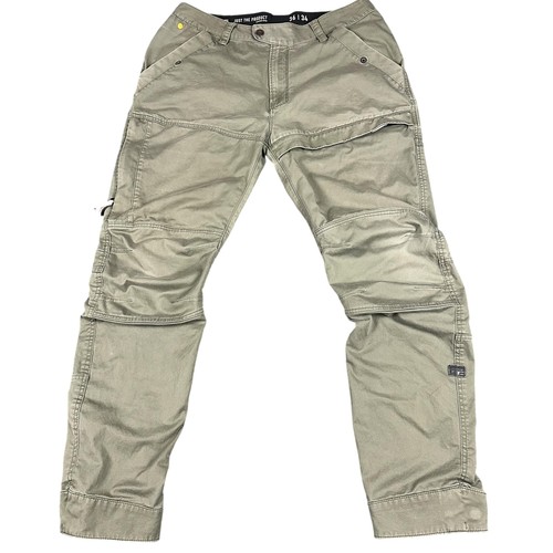 G-Star Raw Rackam Cargo Tapered Hose Herren 36x34 Grün Utility Workwear