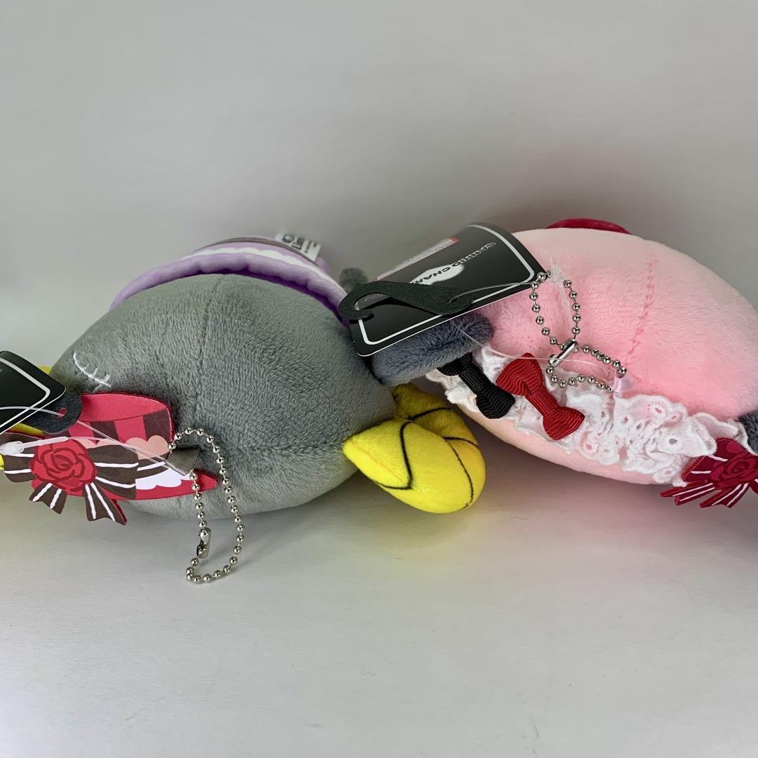 Sanrio Lloromannic Berry & Cherry Plush Mascot Tea Cup 5.9x7.87