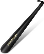 Shoe Horn Long Handle for Seniors Men Women, Metal Shoehorn