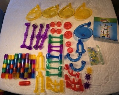 Marble Genius Marble Run Lot Of 106 Pieces See-through Kid-Friendly B4