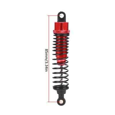 TBEST RC Car Stoßdämpfer 85mm - 2 Stück, Metall, Für 1/10 HSP Modelle, Ersatzteil