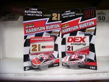 2022 1/64 #21 HARRISON BURTON MOTORCRAFT / DEX  nascar Authentics 2 CAR LOT