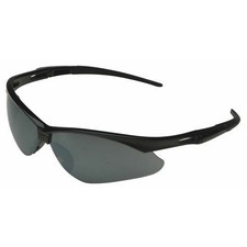 Jackson Safety 25688 Nemesis Safety Glasses Black Frame Smoke Mirror Lens