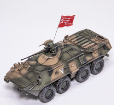 1:72 ARTISAN BTR80A Armored Vehicle Plastic Diecast Military Armor Model