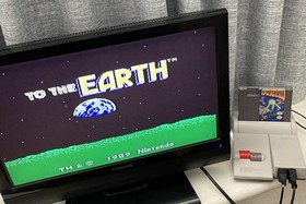 NES ~ TO THE EARTH ~ Nintendo Game 3 Screw NES-ZE-GBR Game Cart Only Pal