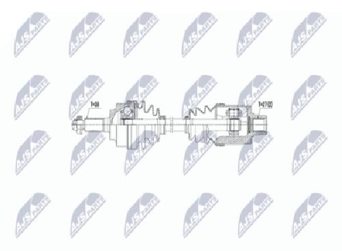 Original NTY Drive Shaft NPW-HD-032 For Honda