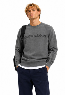 PIERRE BALMAIN Paris Iconic Logo Sweatshirt Sweater Pullover Pulli Jumper 4XL