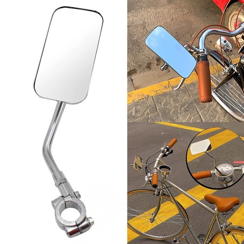 Retro Bike Mirror Vintage Metal Mirror For For Handlebars Clear Rearview/Mirror - Picture 16 of 17