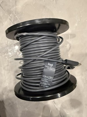 Logitech Kabel 25M USB A auf USB C USB 3.2 Gen 2 10Gbps Graphit