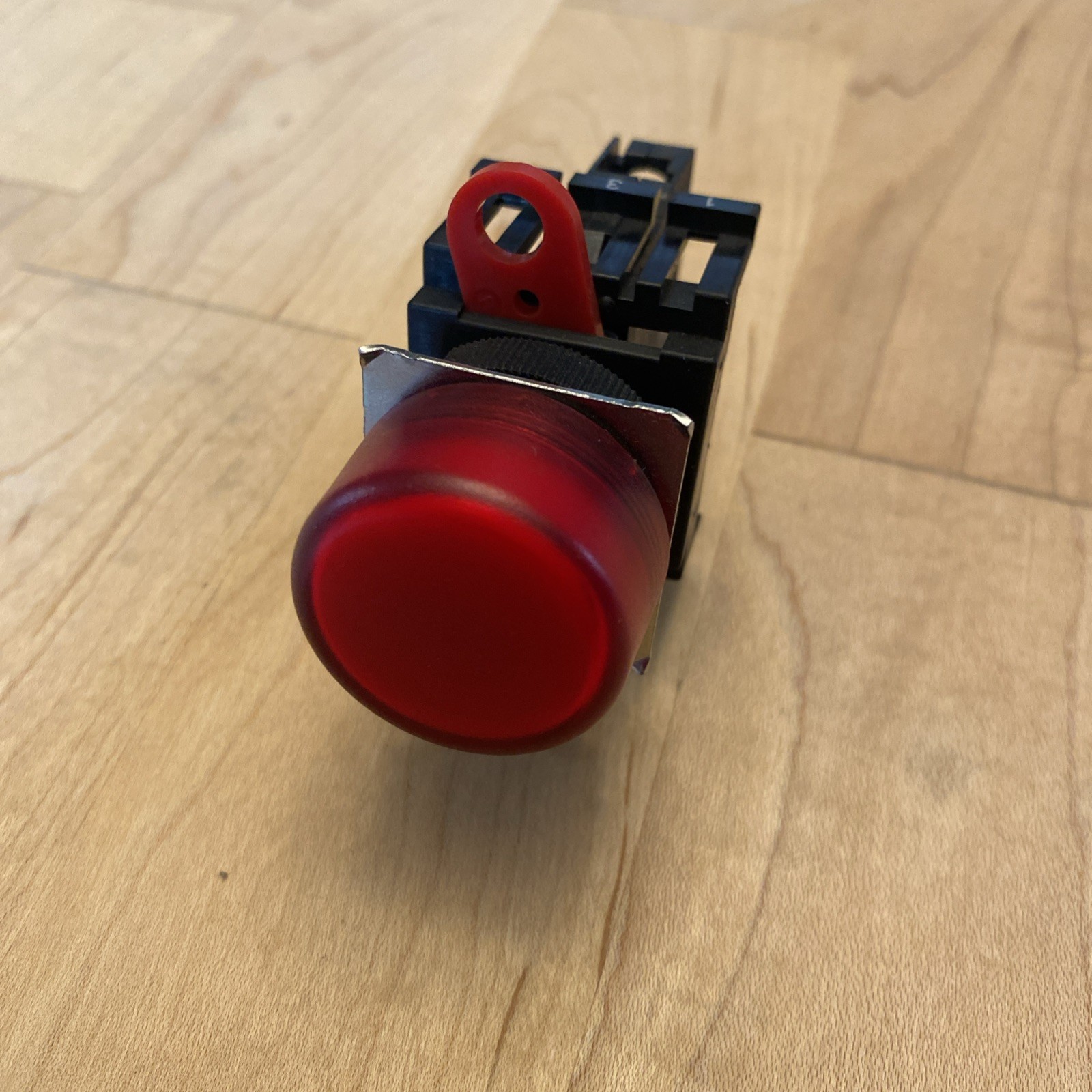 Omron M22-FR-24A 22mm Indicator Light Red With A22-24AR 24V AC/DC LED Lamp