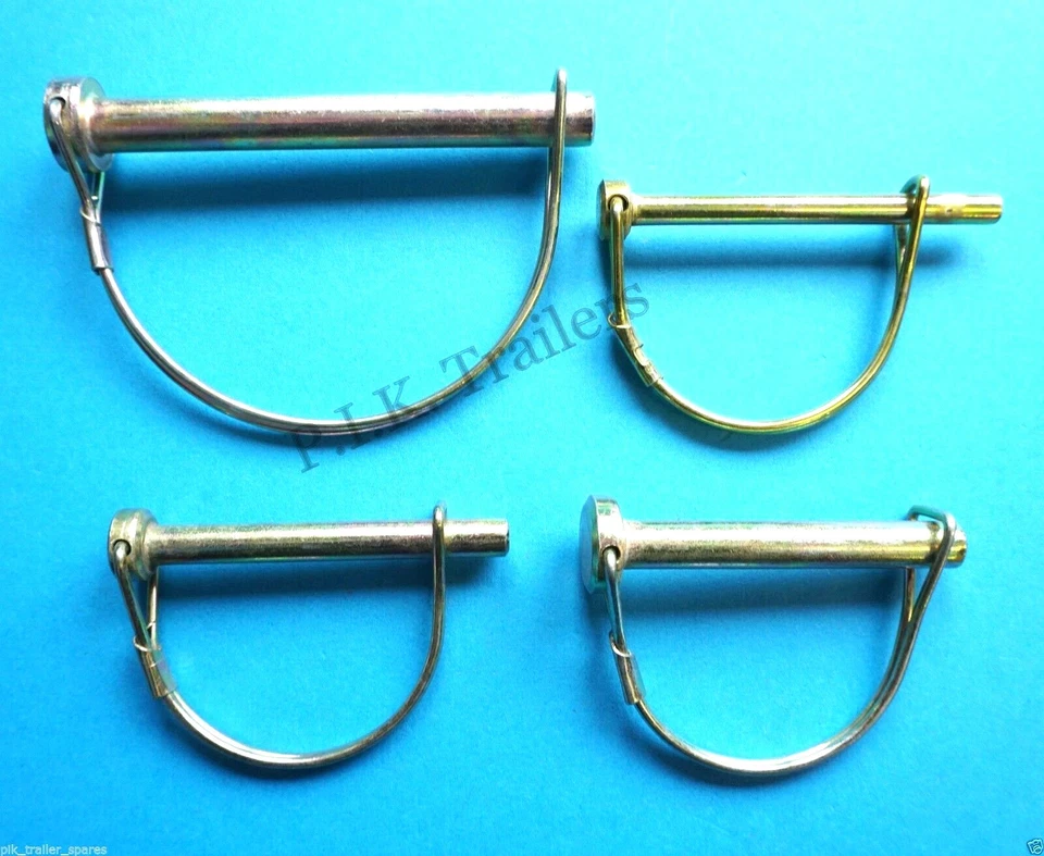 6mm 8mm 10mm 11mm Shaft Locking Pipe Pins D Clip Trailer Tractor Drop Side Gate