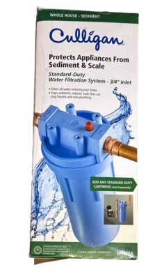 Culligan HF-150A Standard Duty Whole House Sediment Water Filter Housing, 3/4''