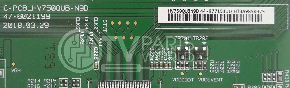 LG 75UM6970PUB T Con Board 44 97715110 47 6021199 genuine